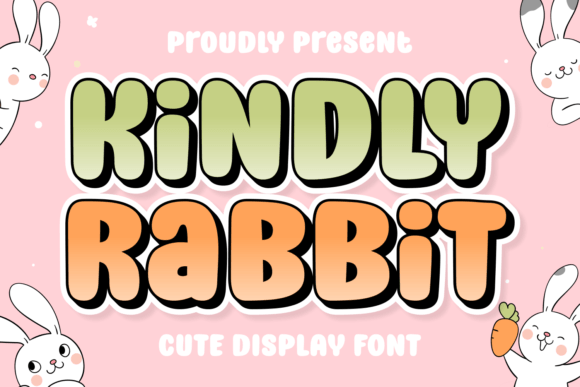 Discover the Playful Charm of the Kindly Rabbit Typeface