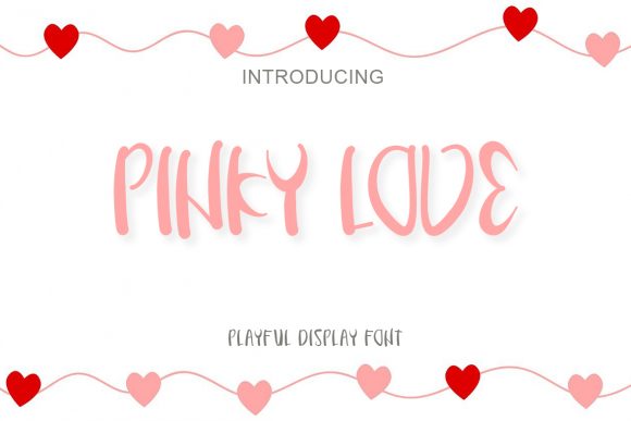 Discover the Playful Charm of the Pinky Love Typeface