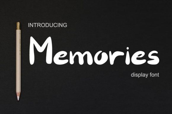 Memories: A Modern Display Typeface for Distinctive Designs