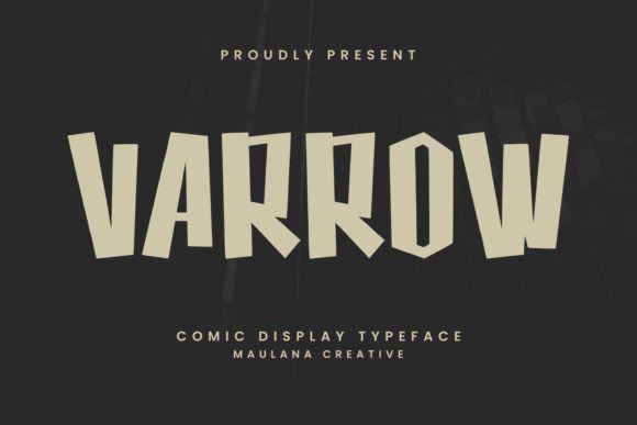 Varrow: A Display Typeface for Bold Branding and Impact